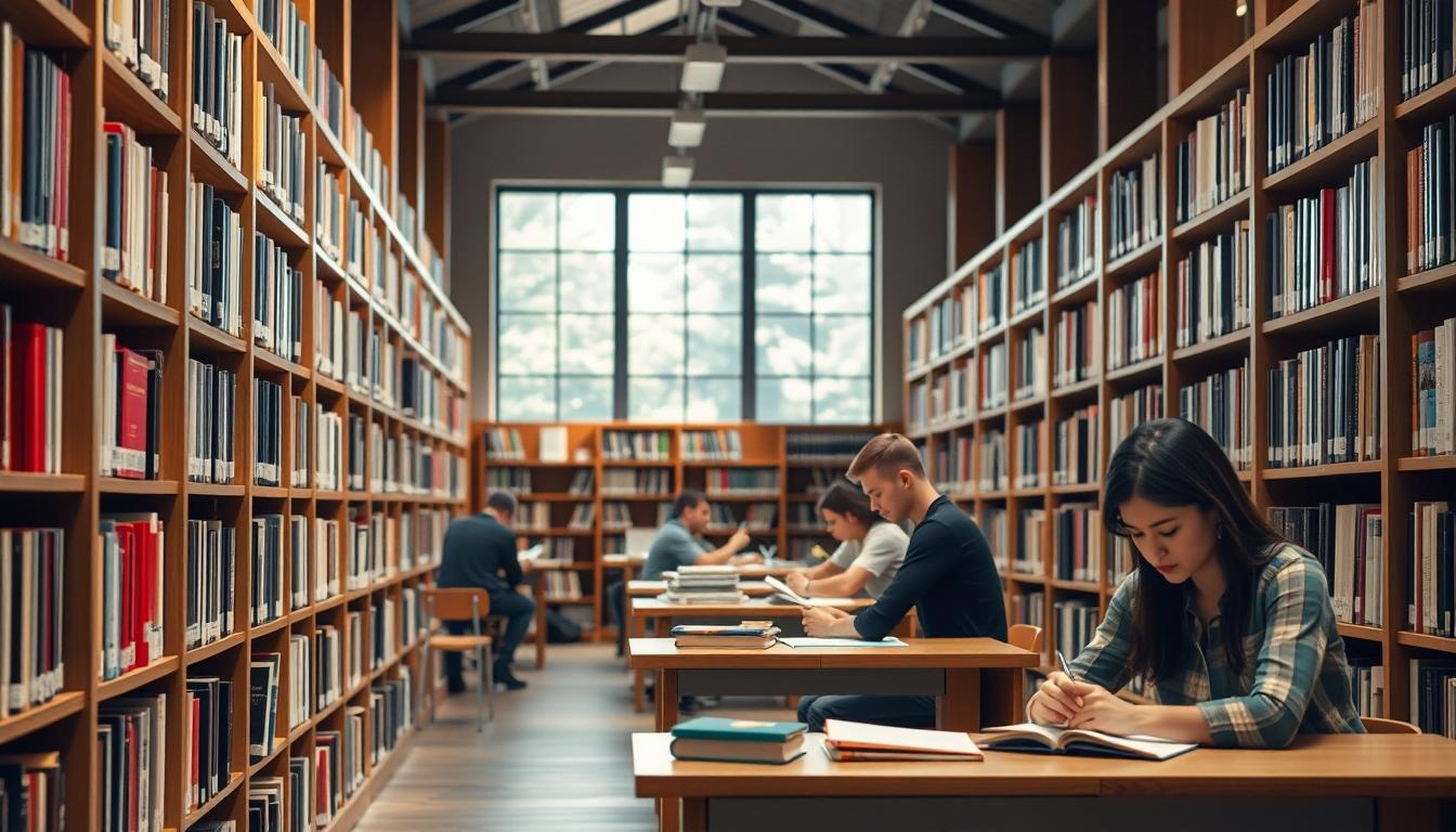University campus and academic environment in Paris